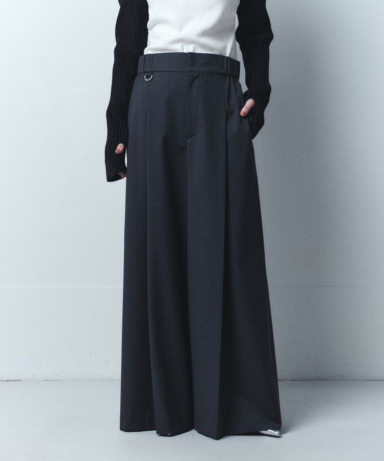 コードエー(CODE A)のCODE A｜pleated wide leg trousers6