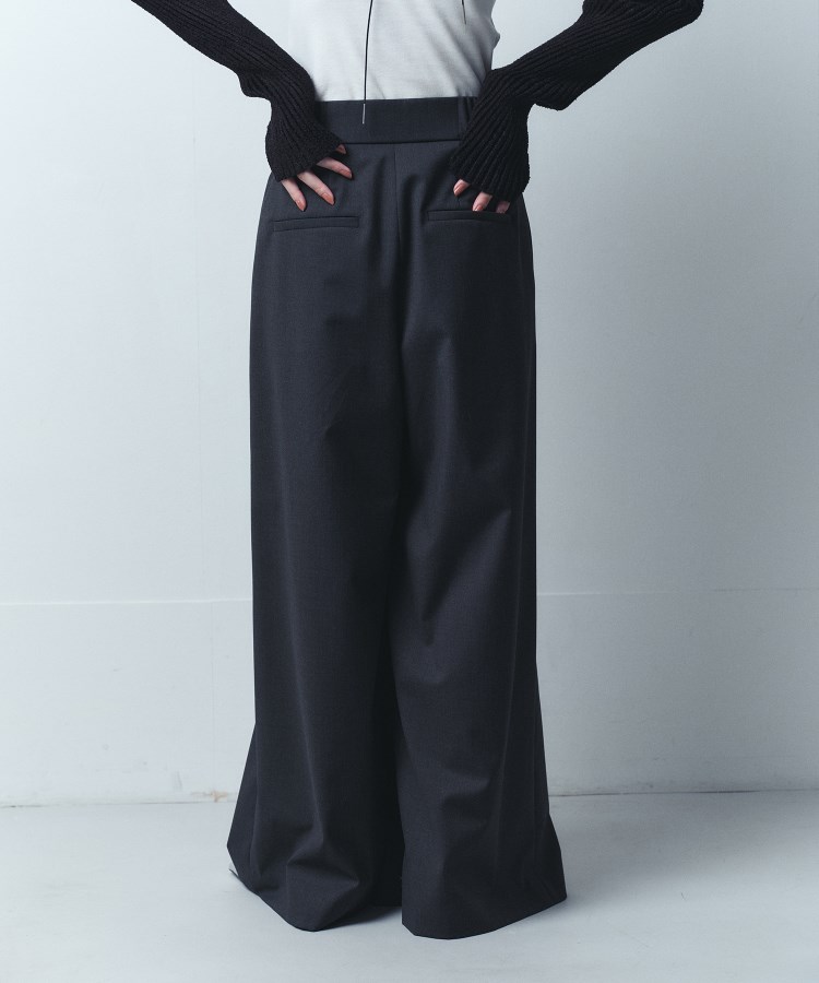 コードエー(CODE A)のCODE A｜pleated wide leg trousers7