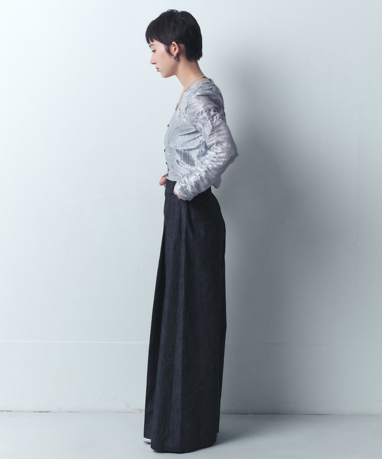 コードエー(CODE A)のCODE A｜pleated wide leg trousers15