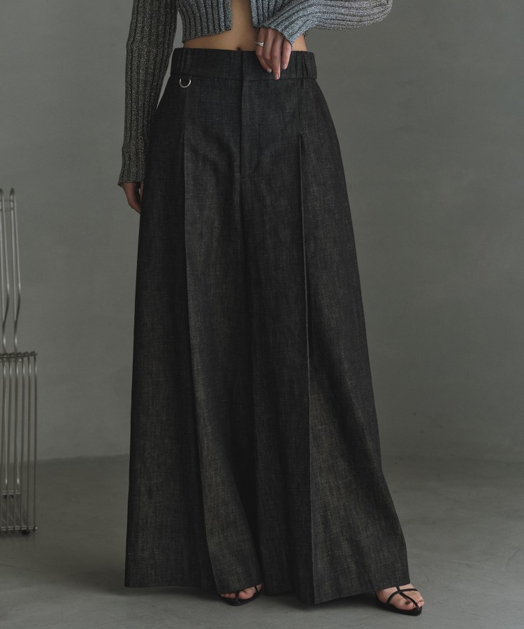 コードエー(CODE A)のCODE A｜pleated wide leg trousers19