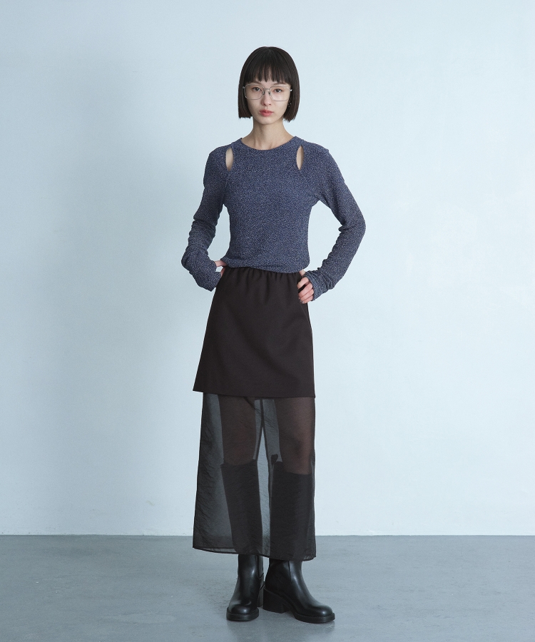 コードエー(CODE A)のCODE A｜cut－out lame top9