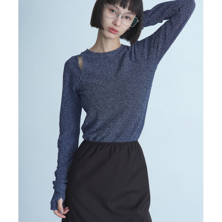 コードエー(CODE A)のCODE A｜cut－out lame top