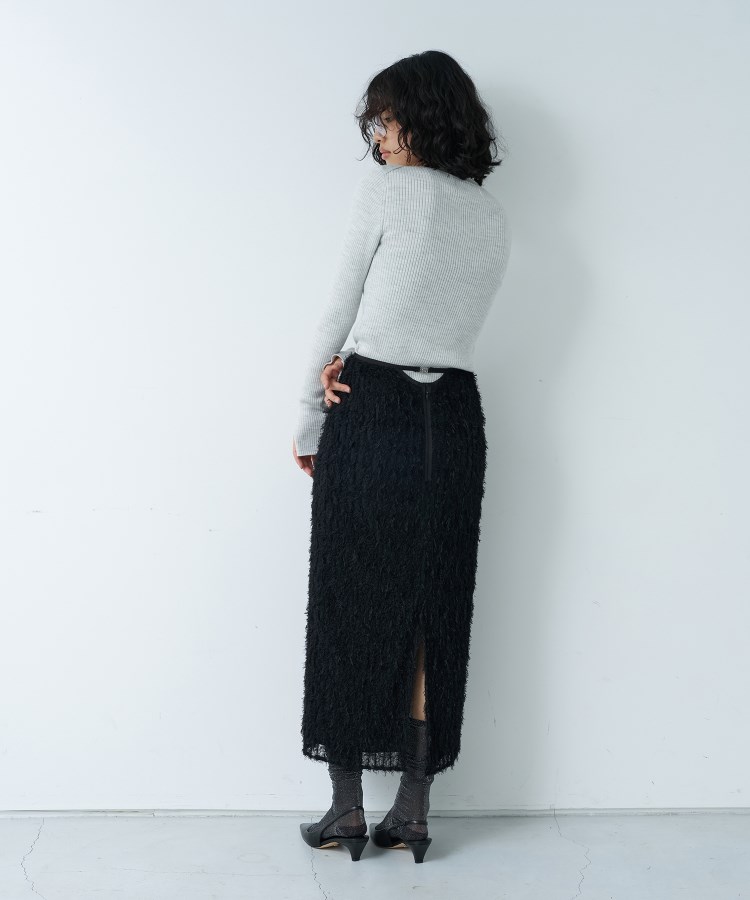 コードエー(CODE A)のCODE A｜melange knit cutting pullover14