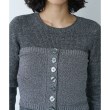 コードエー(CODE A)のCODE A｜melange knit cutting pullover9