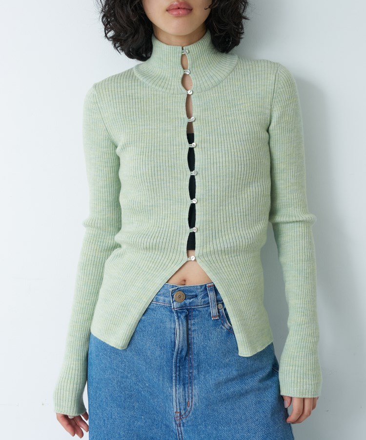 コードエー(CODE A)のCODE A｜melange knit pullover1