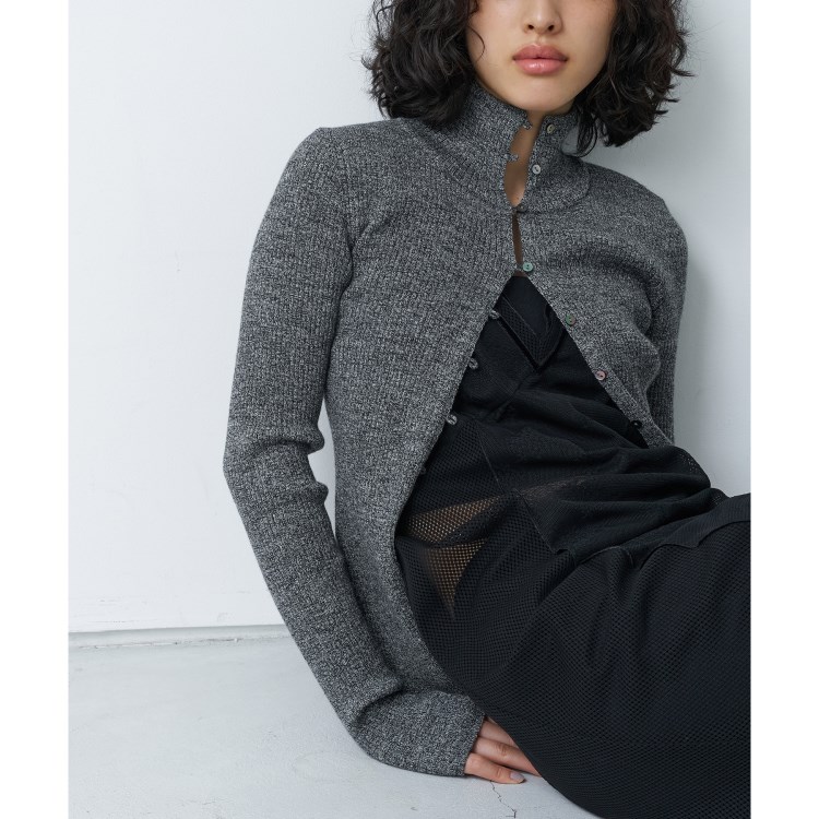 コードエー(CODE A)のCODE A｜melange knit pullover カーディガン/ボレロ