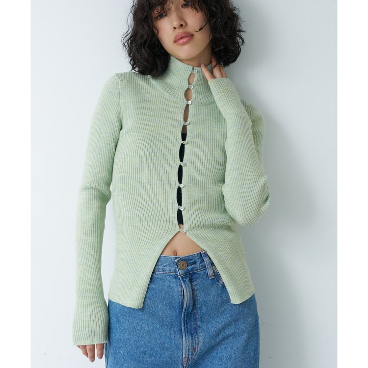 コードエー(CODE A)のCODE A｜melange knit pullover カーディガン/ボレロ