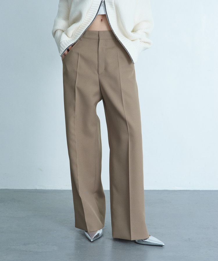 コードエー(CODE A)のCODE A ｜ high waist trousers トープ(054)