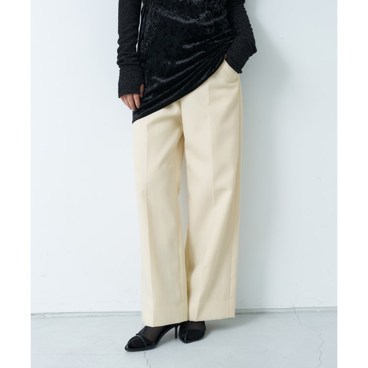 コードエー(CODE A)のCODE A ｜ high waist trousers フルレングスパンツ