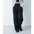 コードエー(CODE A)のCODE A ｜ high waist trousers ブラック(019)