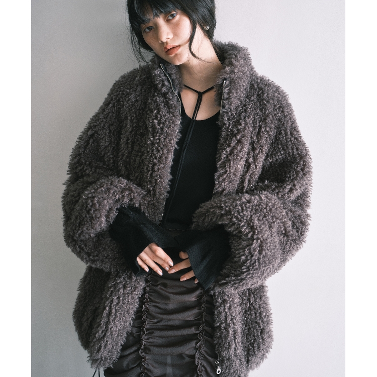 コードエー(CODE A)のCODE A｜w needle faux fur coat