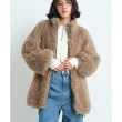 コードエー(CODE A)のCODE A｜w needle faux fur coat トープ(054)