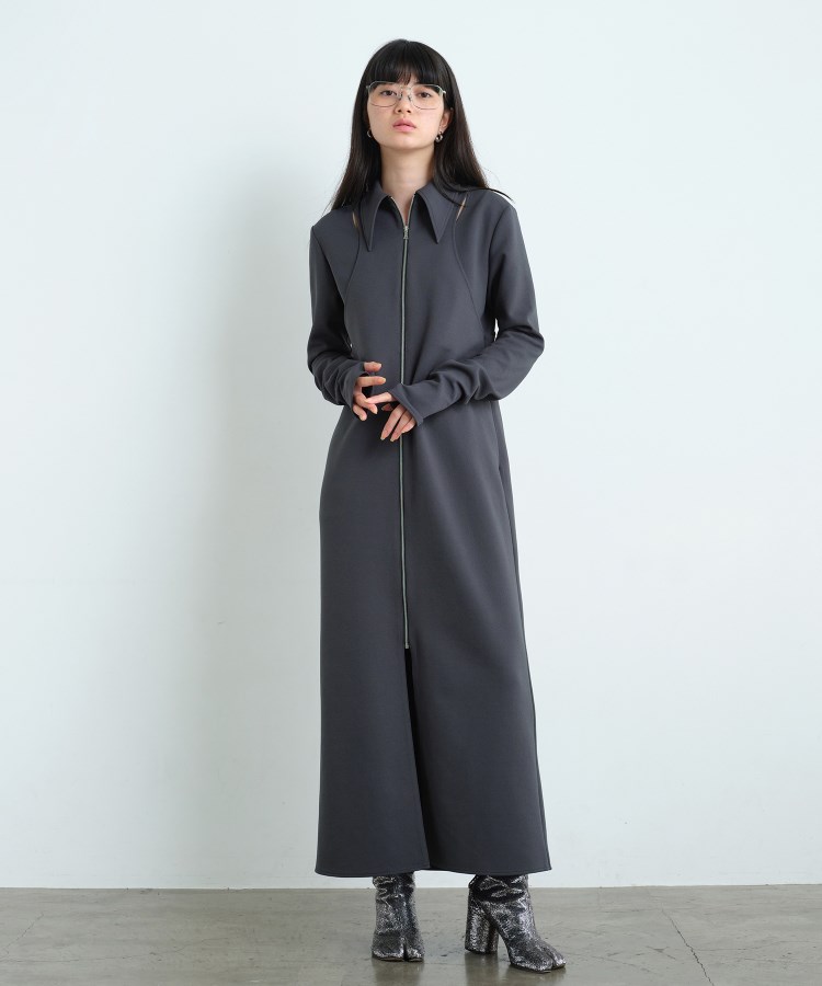 コードエー(CODE A)のCODE A｜Twill jersey dress2