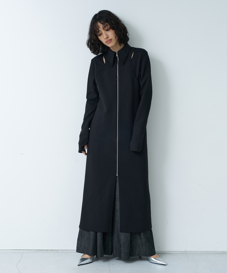 コードエー(CODE A)のCODE A｜Twill jersey dress10