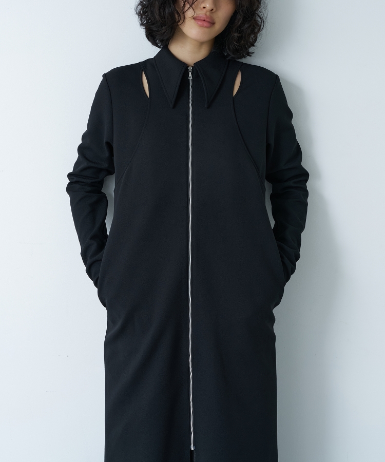 コードエー(CODE A)のCODE A｜Twill jersey dress12