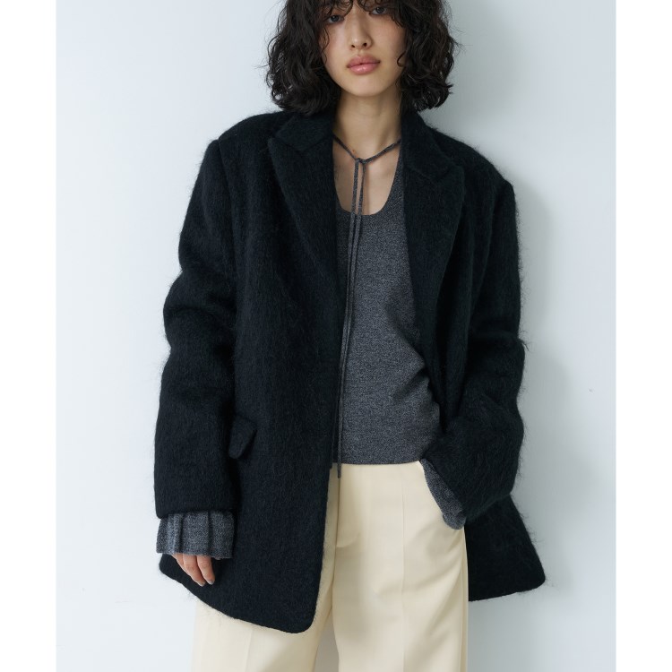 コードエー(CODE A)のCODE A｜shaggy jacket coat チェスターコート