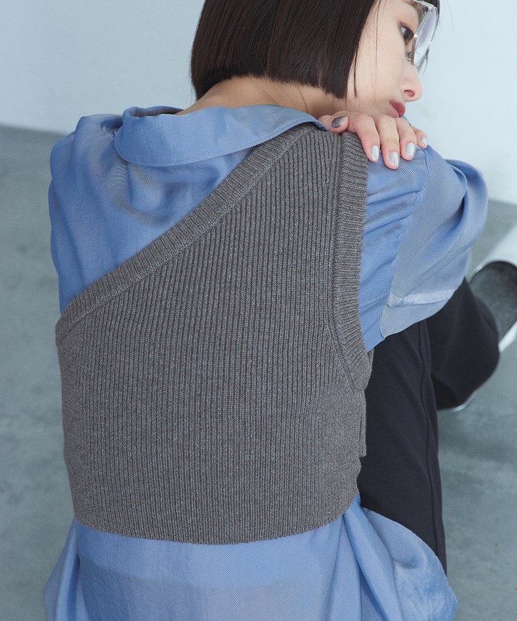 コードエー(CODE A)のCODE A｜asymmetry knit vest10