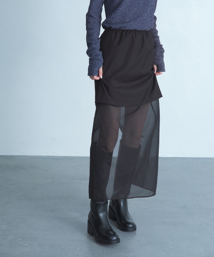 コードエー(CODE A)のCODE A｜reversible sheer skirt13