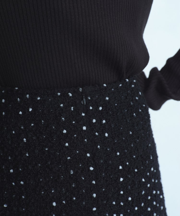 コードエー(CODE A)のCODE A｜dot tweed mini skirt5