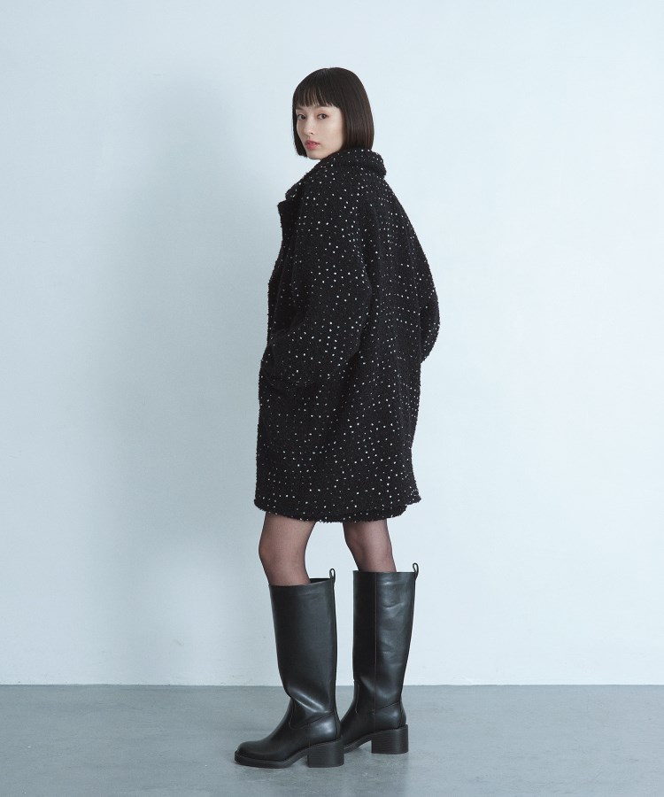 コードエー(CODE A)のCODE A｜dot tweed coat6