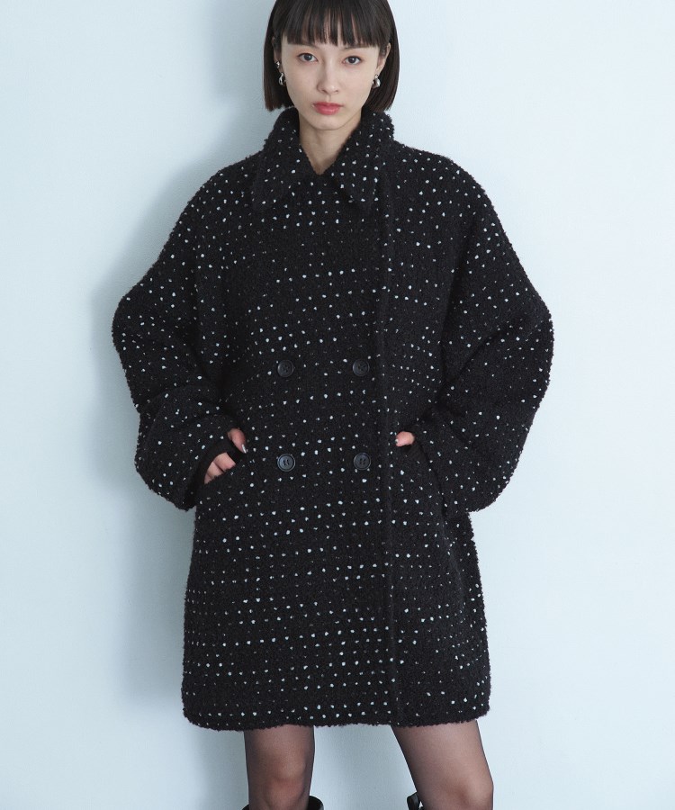 コードエー(CODE A)のCODE A｜dot tweed coat7