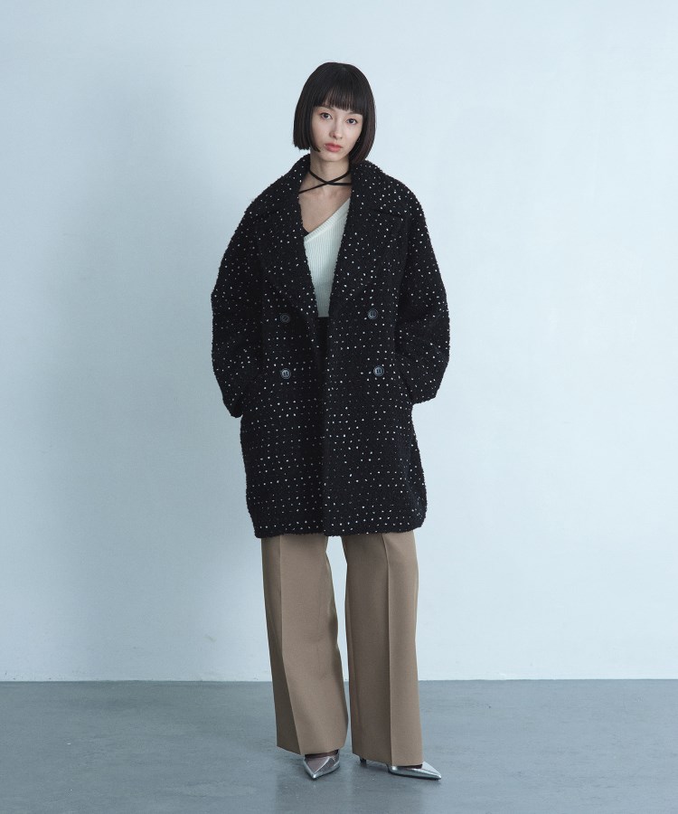 コードエー(CODE A)のCODE A｜dot tweed coat9