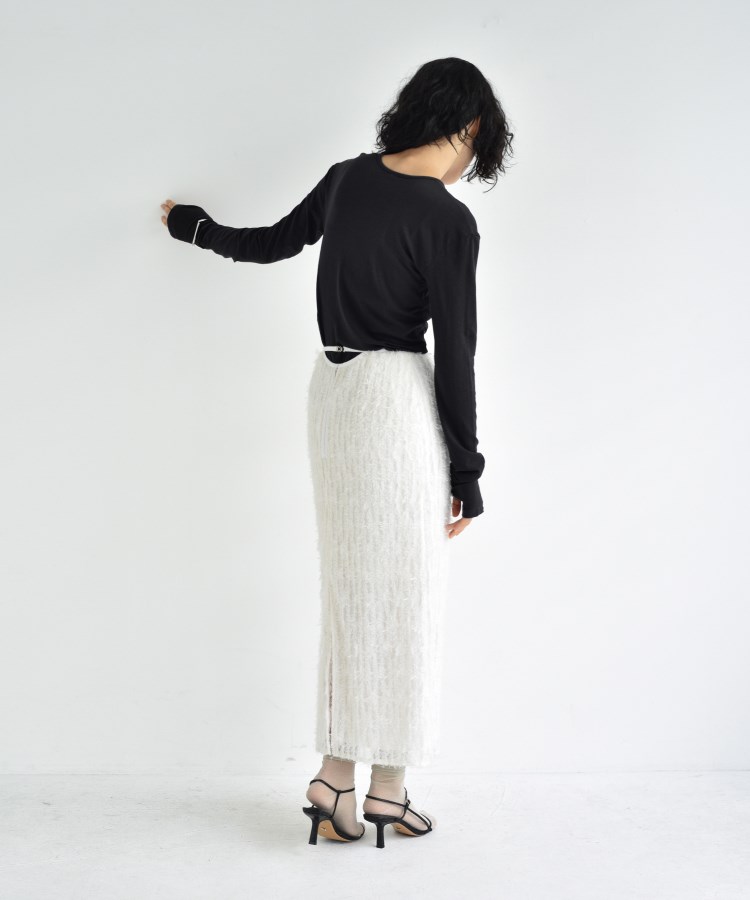 コードエー(CODE A)のCODE A｜front ribbon jersey tops10