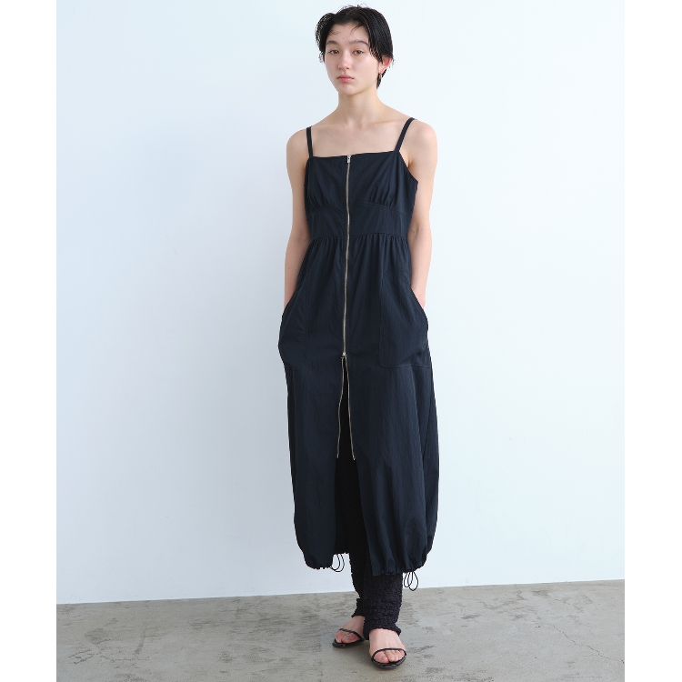 コードエー(CODE A)のCODE A｜zip－front dress マキシ・ロングワンピース