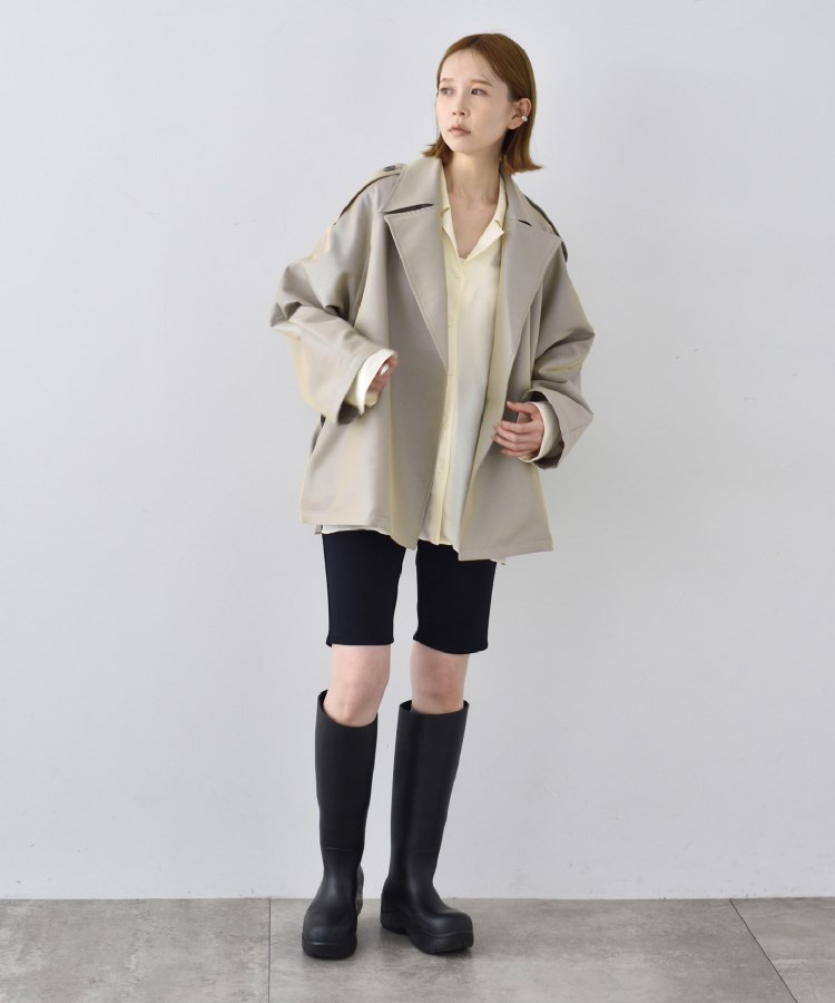 コードエー(CODE A)のCODE A|oversized short trench coat9