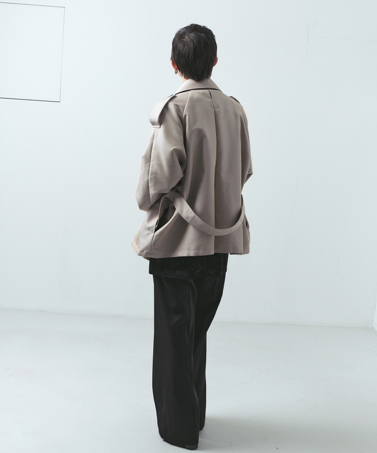 コードエー(CODE A)のCODE A|oversized short trench coat5