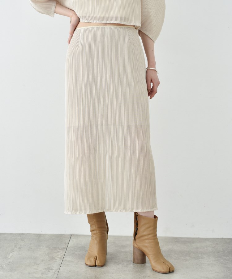 コードエー(CODE A)のCODE A｜sheer pleats skirt16