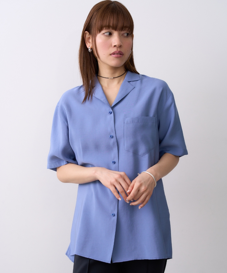 コードエー(CODE A)のCODE A｜half sleeve oversized shirt13