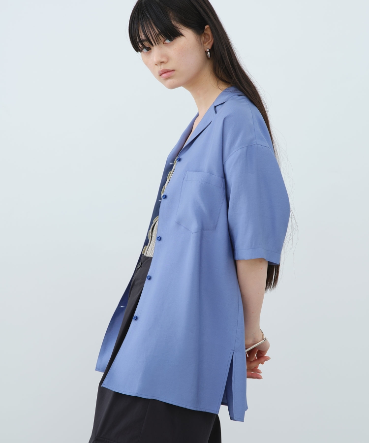 コードエー(CODE A)のCODE A｜half sleeve oversized shirt10