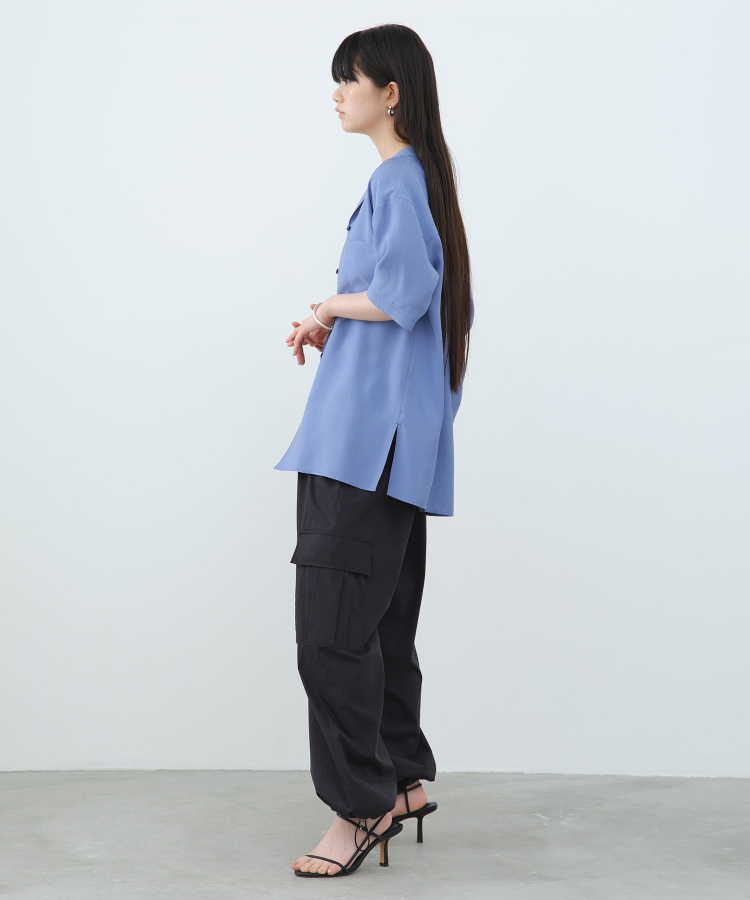 コードエー(CODE A)のCODE A｜half sleeve oversized shirt7