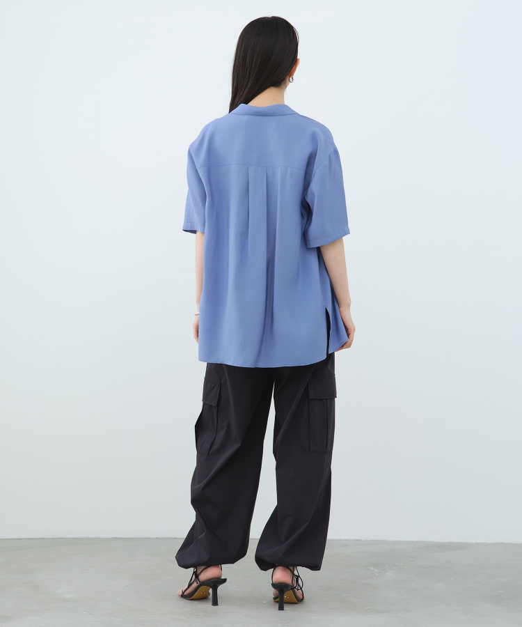 コードエー(CODE A)のCODE A｜half sleeve oversized shirt8