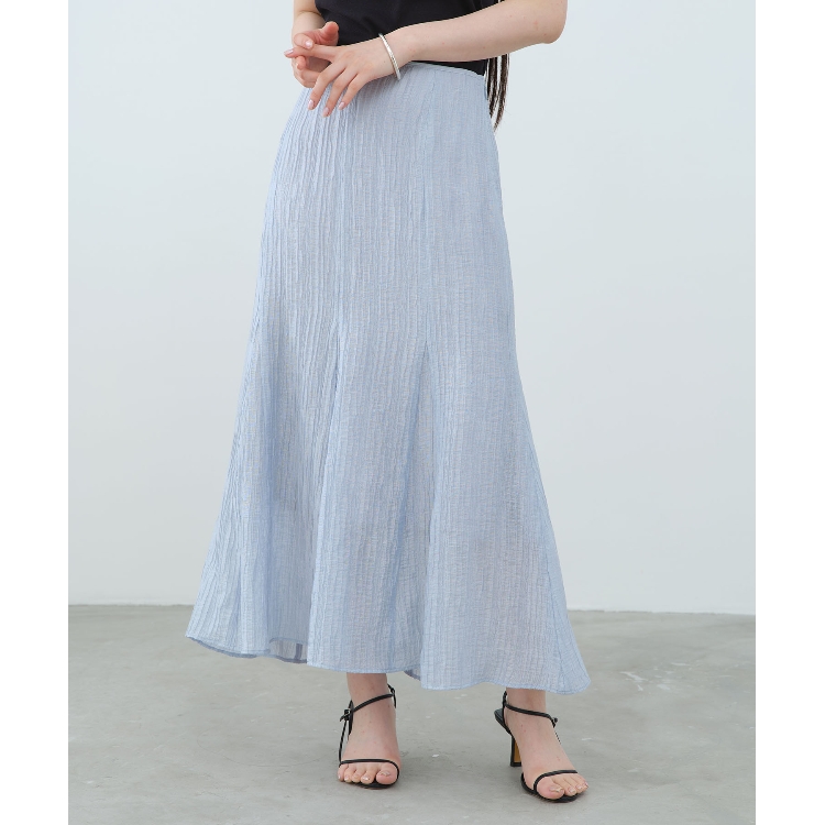 コードエー(CODE A)のCODE A｜sheer flare skirt マキシ・ロングスカート