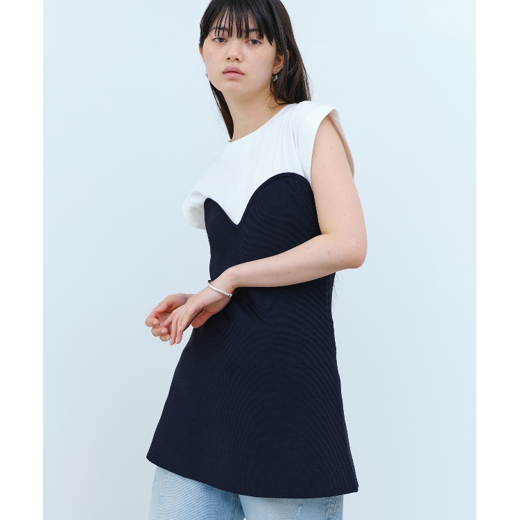 コードエー(CODE A)のCODE A｜design knit tunic チュニック