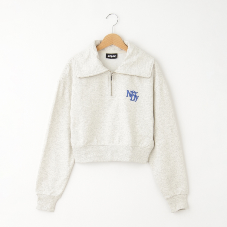 オフプライスストア(ウィメン)(OFF PRICE STORE(Women))のNERDY（ノルディ） W′S CROPPED HALF ZIP-UP SWEATSHIRT スウェット・トレーナー