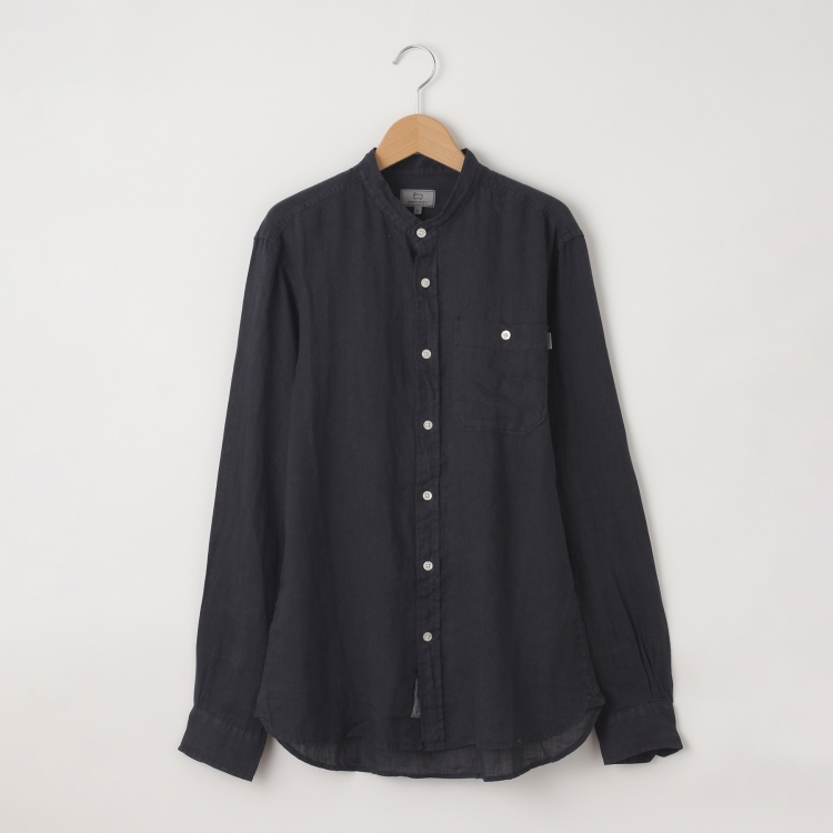 オフプライスストア(メンズ)(OFF PRICE STORE(Mens))のWOOLRICH(ウールリッチ) BAND COLLAR LINEN SHIRT カジュアルシャツ