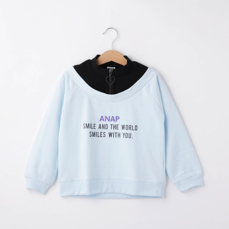 オフプライスストア(キッズ)(OFF PRICE STORE(Kids))のANAP KIDS ハートジップドッキングプルオーバー スウェット・トレーナー