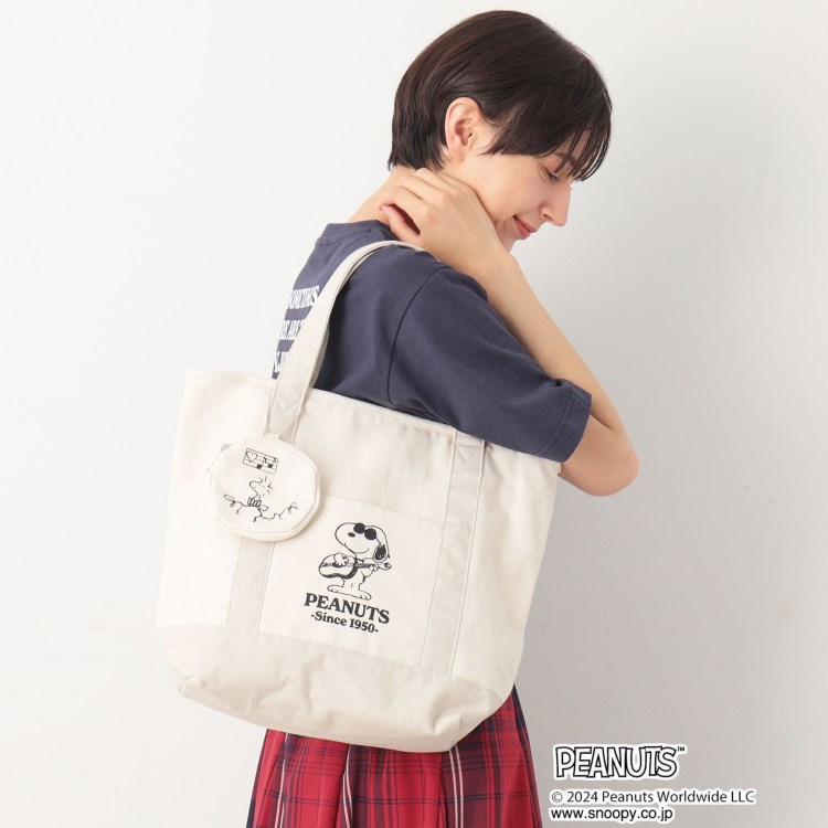 デッサン（ユニセックス）(Dessin(UNISEX))の【ユニセックス】Dessin×PEANUTS トートバッグ トートバッグ