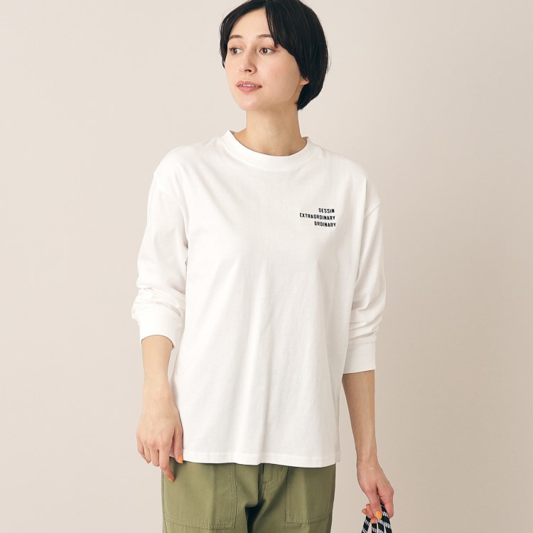 デッサン（ユニセックス）(Dessin(UNISEX))の【ユニセックス】バックプリントロングスリーブTシャツ カットソー