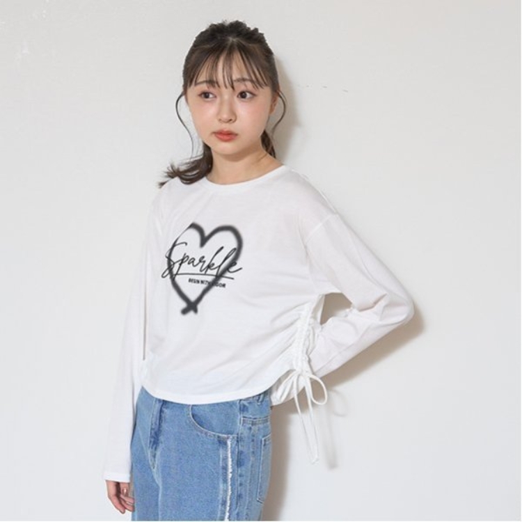 ラブトキシック・エル ティー エックス シー(Lovetoxic LTXC)の【LTXC】サイドドロスト長T Ｔシャツ