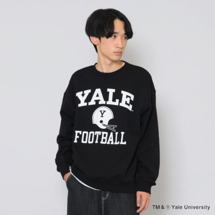 グラソス(GLAZOS)の【YALE】フロントフットボールロゴプリントトレーナー スウェット・トレーナー