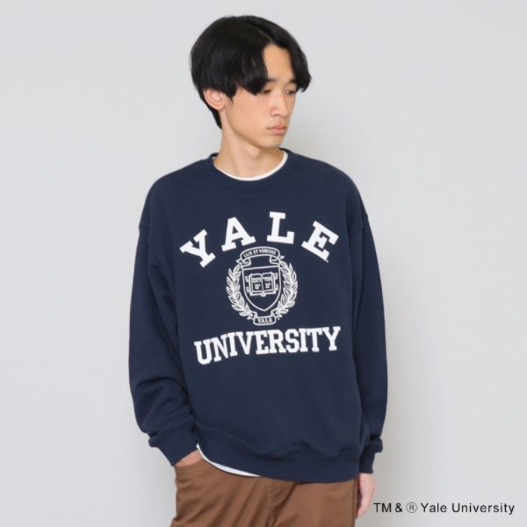 グラソス(GLAZOS)の【YALE】フロントエンブレムロゴプリントトレーナー スウェット・トレーナー