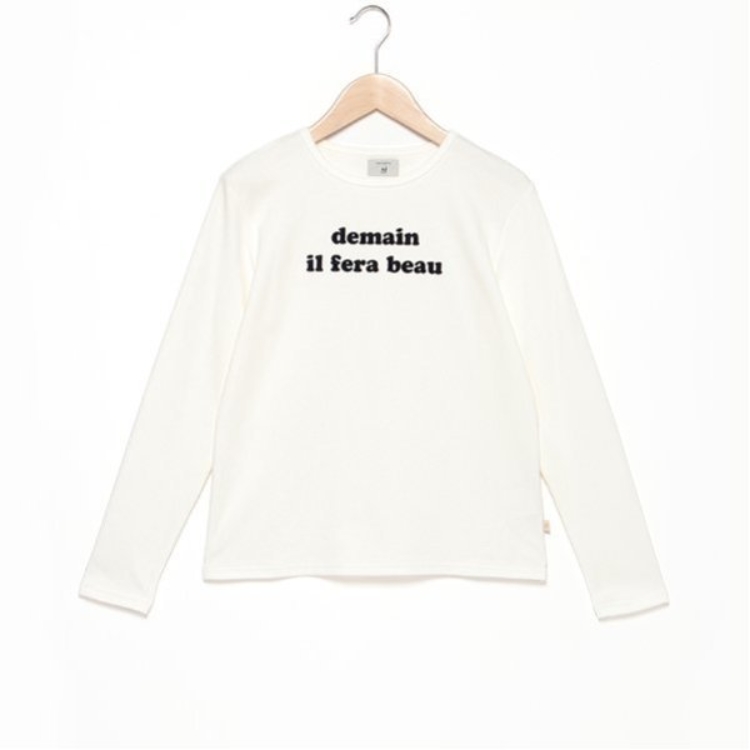 ポンポネット アミ(POM PONETTE AMI)の【AMI】アソートフロッキーロゴロンT Ｔシャツ