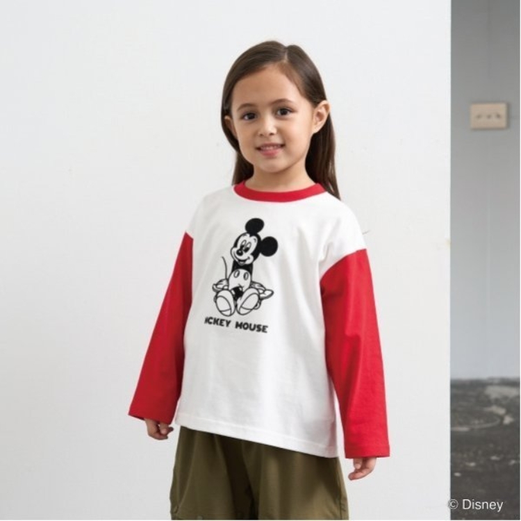 ビールーム(b.ROOM)の【Disney】【カイテキ天竺】ミッキーマウス/スケボーTシャツ Ｔシャツ