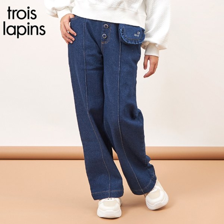 ケーピー(KP)のtroislapins(トロワラパン)移動ポケット付きデニムパンツ(140～160) その他