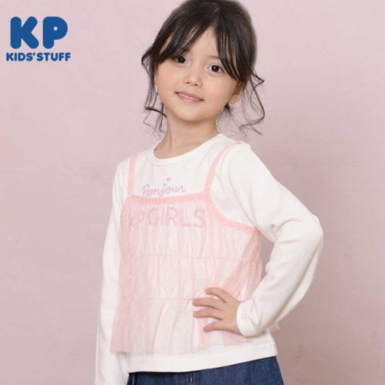 ケーピー(KP)のKP チュールビスチェ＆ロゴTシャツセット(100～150) その他