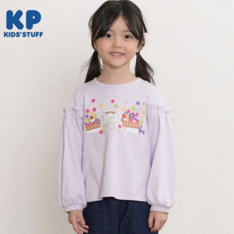 ケーピー(KP)のKP タルトアップリケ長袖Tシャツ(90～140) その他